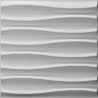 Panneau mural en toile 3d à peindre art3d, paquet de 12 carreaux 32