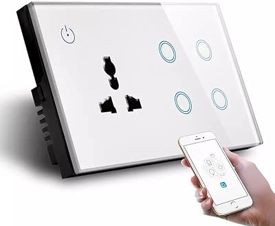 Eazyliv smart life app wifi smart control touch panneau en verre de luxe