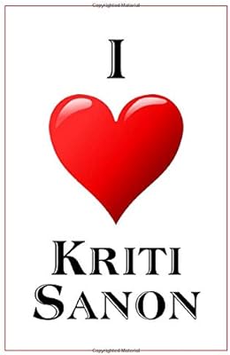 I love kriti sanon : carnet - journal ligné 6 x 9