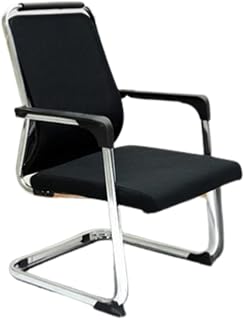 Chaise d'invité en maille karnak pour visiteurs avec revêtement en maille et tissu
