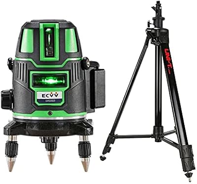 Trépied ecvv avec 2 lignes laser vertes et position d'inclinaison 15