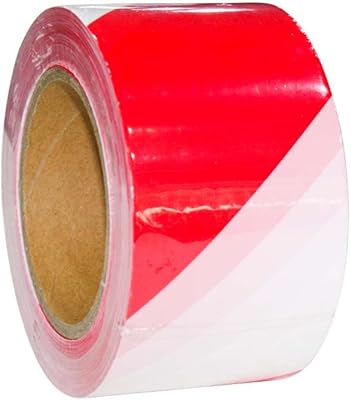 Ruban barrière non adhésif rouge et blanc | ruban barrière rouge et blanc