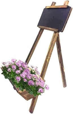 Chevalet à fleurs en bois de maquillage tableau noir pour fenêtre la maison