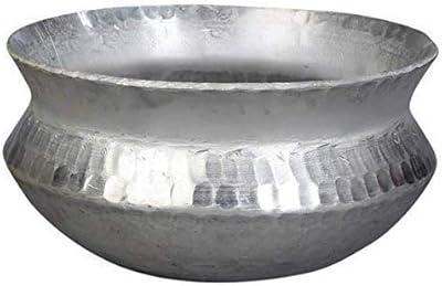 Bol de riz jgs belly shape en aluminium handi sipri biryani, 1 litre