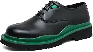 Chaussures oxfords blanc noir mode richelieu hommes en cuir chaussures habillées homme confortable