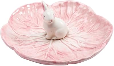 Bol en céramique en forme de lapin lorose, assiette à fruits en céramique