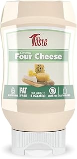 Sauce crémeuse mrs taste, condiment faible en calories, sans gras, sans sucre