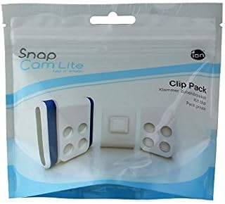 Pack aimant et clip ion camera 5043 pour snapcam lite (blanc)