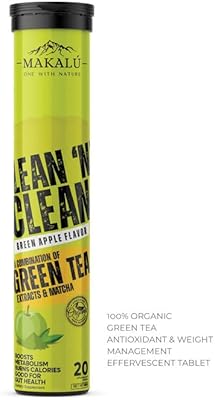 Comprimé effervescent makalu lean & clean avec extrait de thé vert 100 %