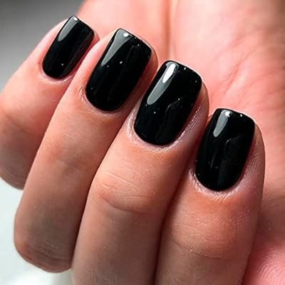 Close beauty jennifer aniston black square nails - lot de 24 ongles vernis au gel uv avec finition haute brillance (noir brillant). Diaytar : L'intelligence commerciale au service du client