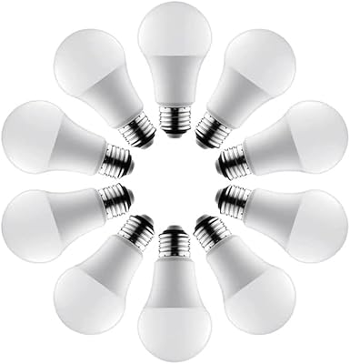 Ampoule led hua qiang wang 12w, paquet de 10, culot e27, 6500k, 1100