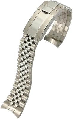 Bracelet de montre wasipec 20 mm en acier inoxydable 316l pour rolex datejust