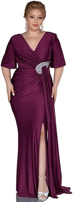 Robe de soirée grande taille, rouge cerise, 48 plus. Diaytar : Où vos envies rencontrent votre budget