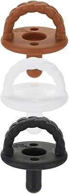 Ensemble de 3 sucettes sweetie itzy ritzy - sucettes en silicone pour nouveau-né
