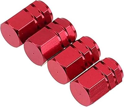 4 pièces couvercle anti-poussière de valve de pression d'air de pneu de voiture