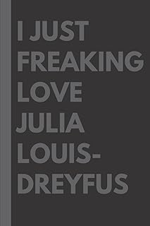 J'aime juste julia louis-dreyfus : carnet de composition ligné, cadeau d'anniversaire