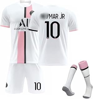 Maillot de football pour garçons adultes 2021-2022 paires à l'extérieur neym jr #