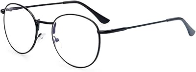 Lunettes de soleil à monture métallique de style coréen, lunettes rondes rétro unisexes