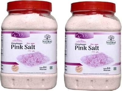 Pack de sel gemme rose de l'himalaya natraj (2 x 1200 grammes) = 2400 grammes. Diaytar : Votre allié pouvoir d'achat au quotidien