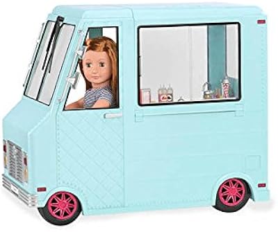 Accessoires de poupée our generation sweet stop ice cream truck bd37252, assortis, 18"/46