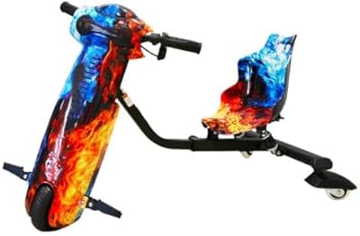 Scooter électrique à dérive 36v avec scooter électrique à dérive bluetooth (blue fire)