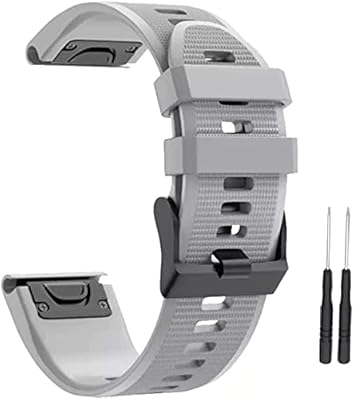 Bande de remplacement en silicone dado 22 mm compatible avec garmin fenix ​​​​​​7