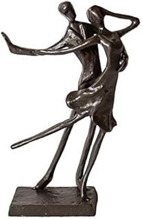 Sculpture romantique de couple en bronze coulé artginius statue d'amoureux et métal