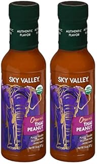 Sauce aux arachides thaïlandaise sky valley - sauce aux arachides sans gluten, chaleur