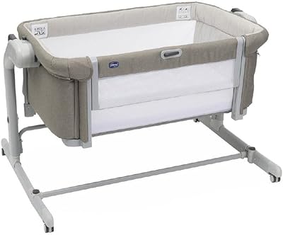 Lit bébé cododo chicco next2me magic evo, 0-6 mois, gris foncé