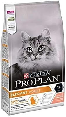 Purina pro plan elegant optiderma nourriture pour chat adulte au saumon 1,5 kg