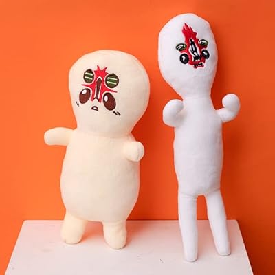 Aepro peluche scp fiɡure scp-173 peanut man scp-096 shy guy scp-999 et tête
