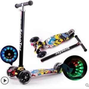 Trottinette à 3 roues pour enfants, mini trottinette réglable avec roues lumineuses led de cool baby. Électroménager, mode, beauté... Diaytar a tout en stock