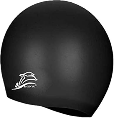 Noir 2018 bonnets de bain en silicone résistant à l'eau protection des oreilles cheveux longs sports bonnet de piscine taille libre pour hommes femmes adultes. Diaytar : Quand qualité rime avec économie