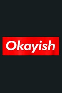 Logo parodie okayish montrez votre sens suprême de l'humour : planificateur de carnet