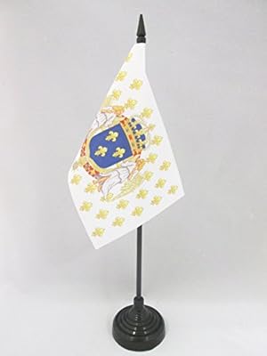 Drapeau de table - ange du royaume de france - 15 cm x