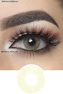 Lentilles de contact unisexes, collection natural & beautiful, 12 mois jetables avec étui