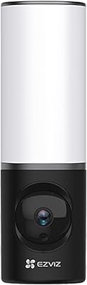 Caméra intelligente ezviz lc3 4mp extérieure et intérieure fhd 1080, wifi, lumières, 700