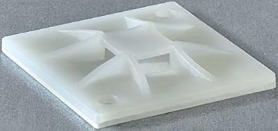 Base de montage hellermanntyton qm20a-pa66-na-c1 20 x 20 mm naturel