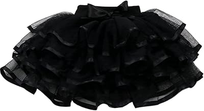 Jupe tutu en tulle javoust petites filles grandes noir 110