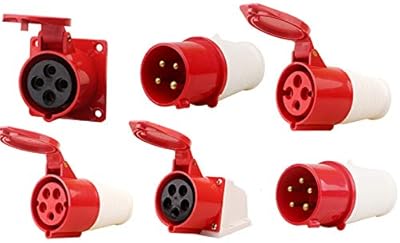 Prise de courant industrielle prise ip44 5 broches 16a 215 et prises