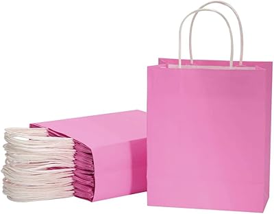 (12 sacs) grands sacs cadeaux avec poignées en kraft pour mariages de fête. Achetez en toute sérénité sur Diaytar