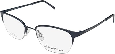 Lunettes de soleil ovales demi-cerclées pour hommes eddie bauer 32005