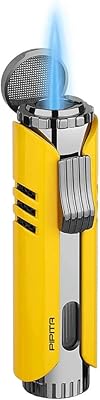 Briquet à cigare coupe-vent pipita au butane, briquet à carburant unique réglable