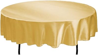 Nappe ronde en satin de soie tektrum 70 pouces - tissu de luxe