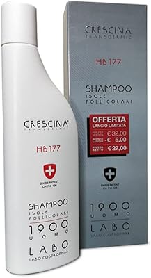 Labo cressina transderm hp 177 shampoing repousse des cheveux 1900 pour femme 150