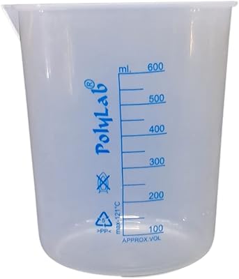 Tasse à mesurer anige® (imprimée pour l'obtention du diplôme), gobelet en plastique transparent de 500 ml pour mesurer les liquides à la maison | laboratoire | école (paquet de 1). Diaytar Sénégal : Large gamme, petits prix, grande satisfaction