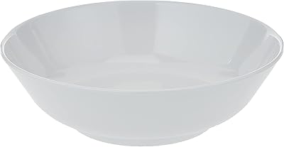 Bol de service en mélamine blanche dine well, 21 cm, blanc, 1 pièce