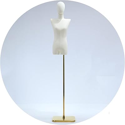 Corps de torse de mannequin féminin, modèle factice professionnel avec tête en tissu, mannequins à hauteur réglable pour les présentations de vente de vêtements, 2 styles. Votre shopping simplifié de A à Z avec Diaytar