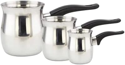 Réchauffeur de café turc robuste besto, paquet de 3, 180 ml