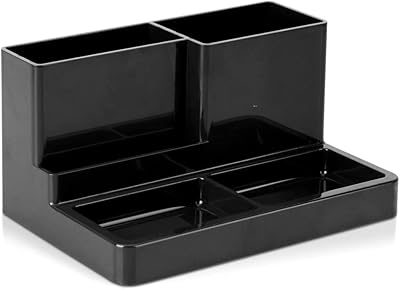 Sdfgh accessoires de bureau mignons de grande capacité, porte-stylo, boîte de rangement